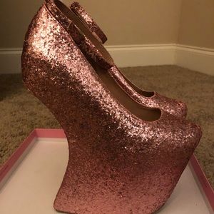 Jeffrey Campbell STREETCRED Pink Glitter